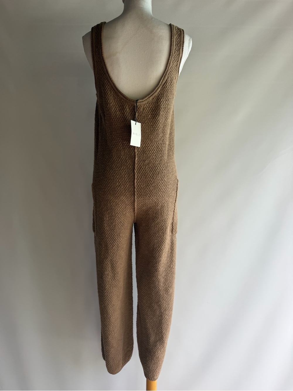 NWT Mable Sleeveless Knit Jumpsuit - sz S - Picture 5 of 6